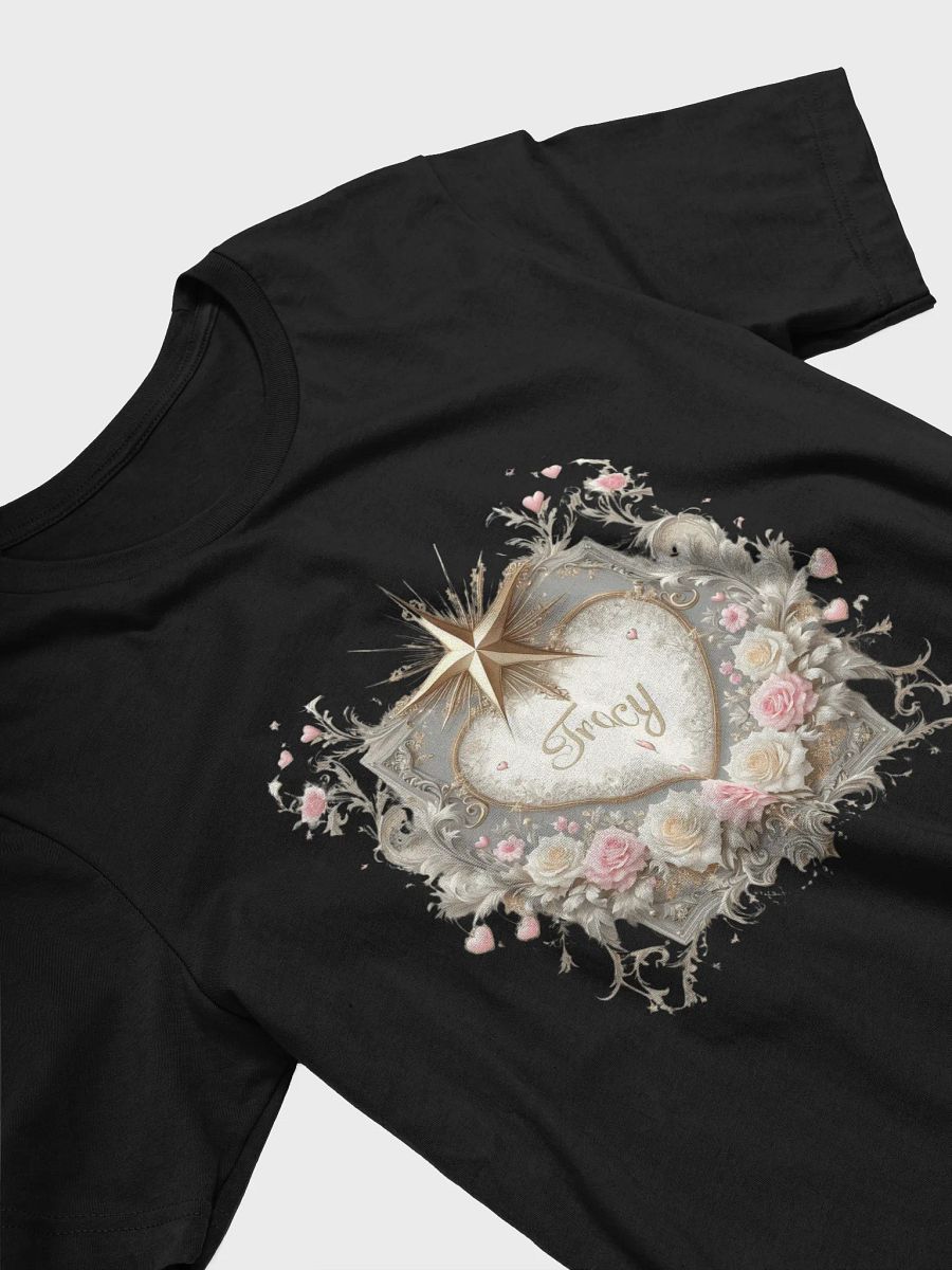 "Tracy – Romantic Vintage Floral Heart with Gold Star" product image (22)