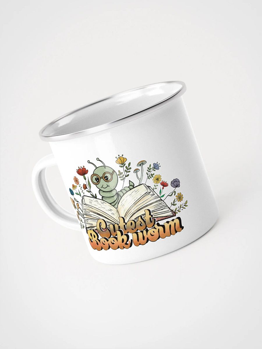Enamel Camping Mug for Book Lovers product image (3)