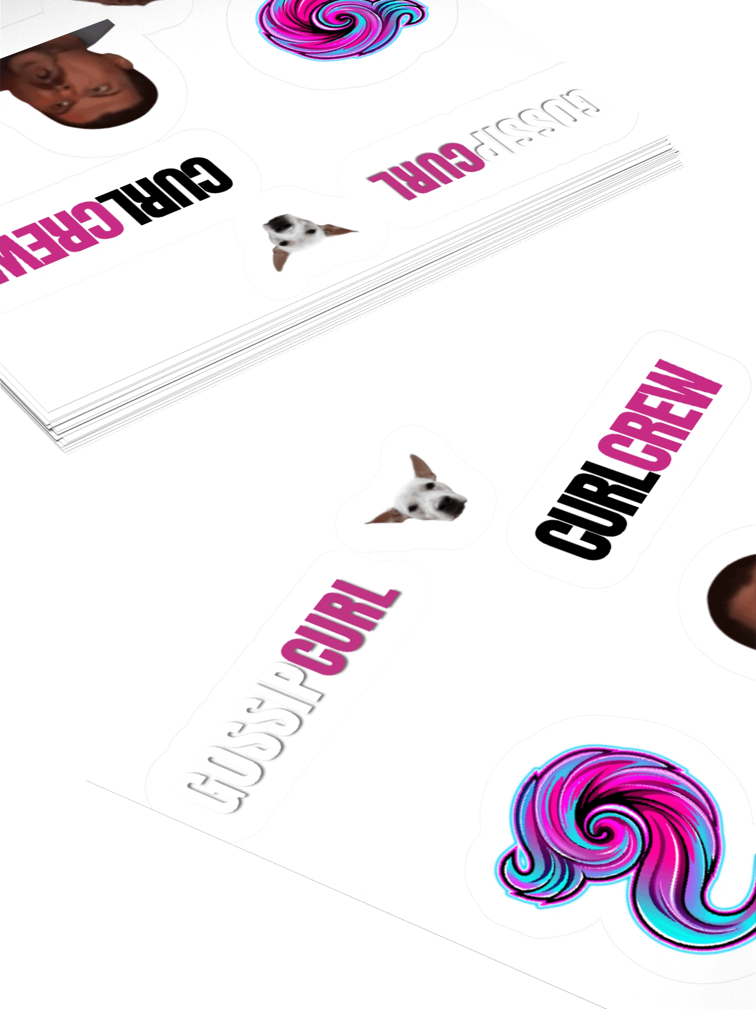 Curl Crew Stickers product image (13)