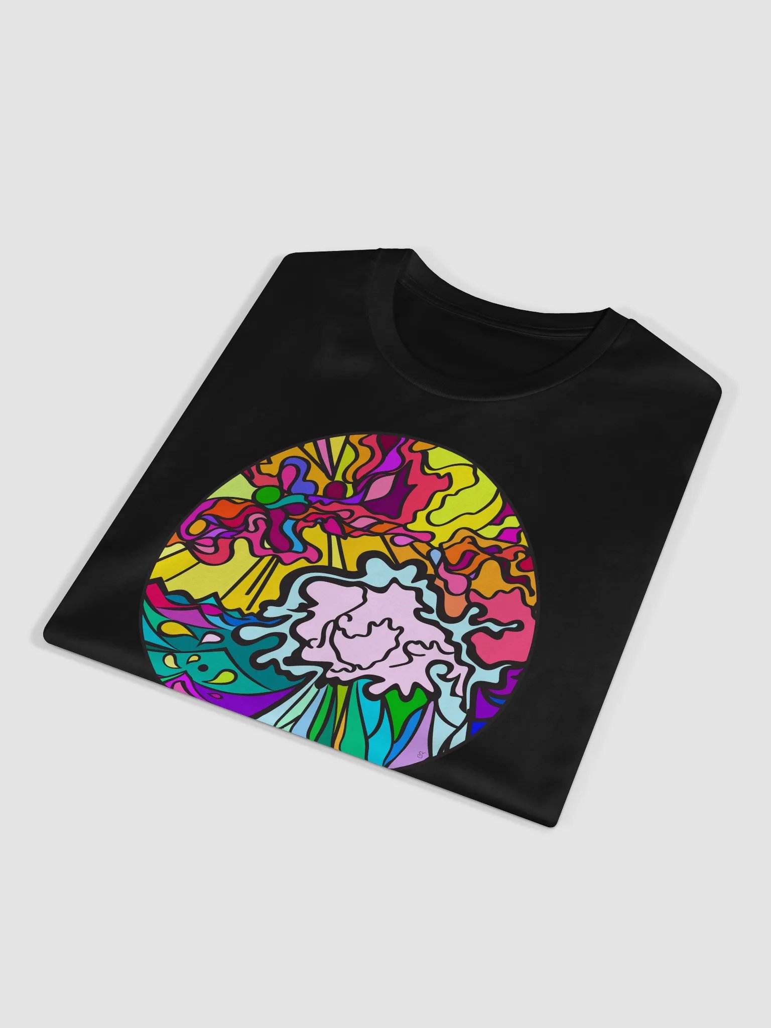 Energetic Swirls Unisex Premium T-Shirt - Wave at Sunset product image (14)