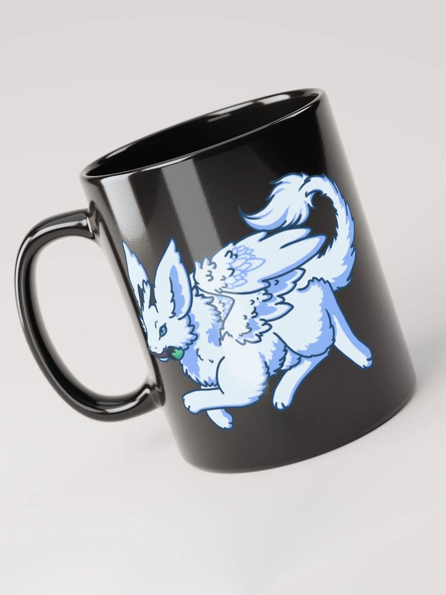 Floof Dergen Artist Glossy Black Mug product image (4)