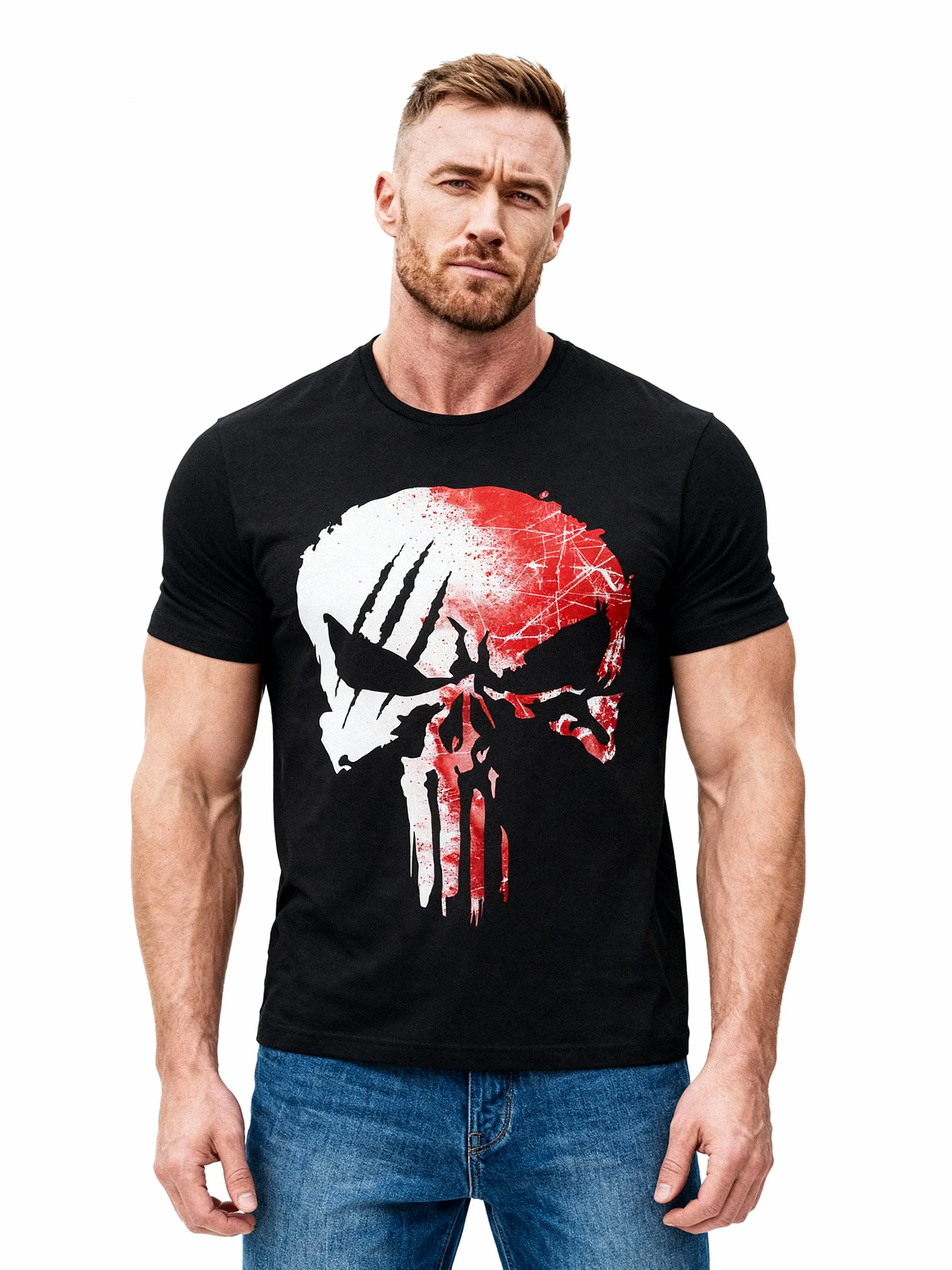 No Retreat Skull T-Shirt product image (1)