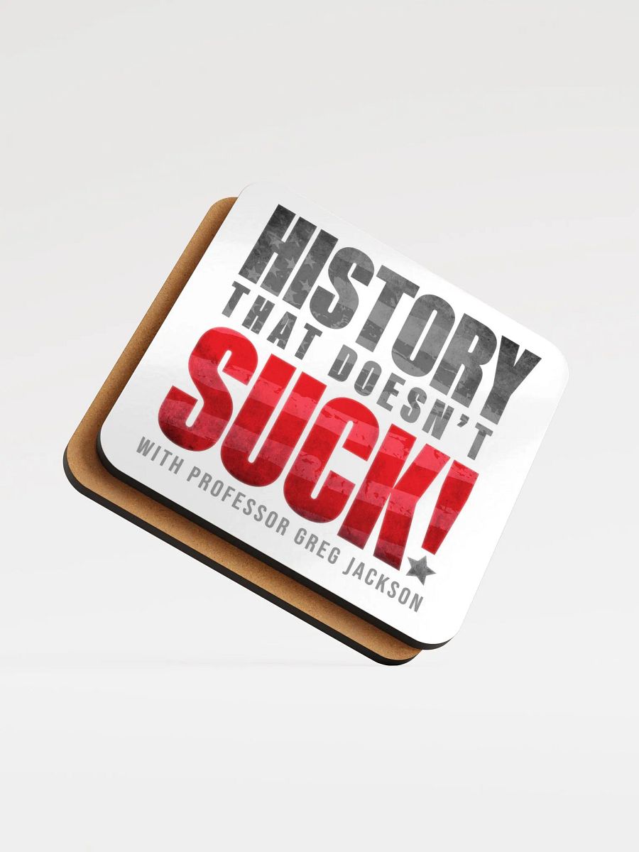 HTDS Logo Coaster (white) product image (5)