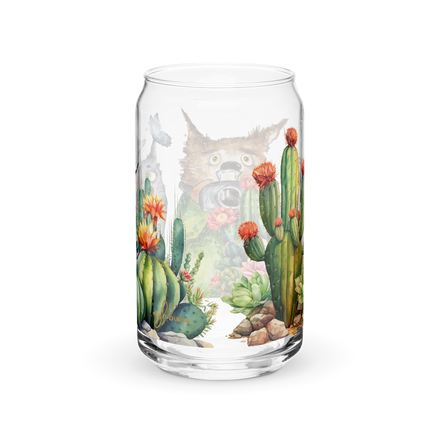 Desert Bloom: A Tale of Resilience Glass Can (16 oz) product image (8)
