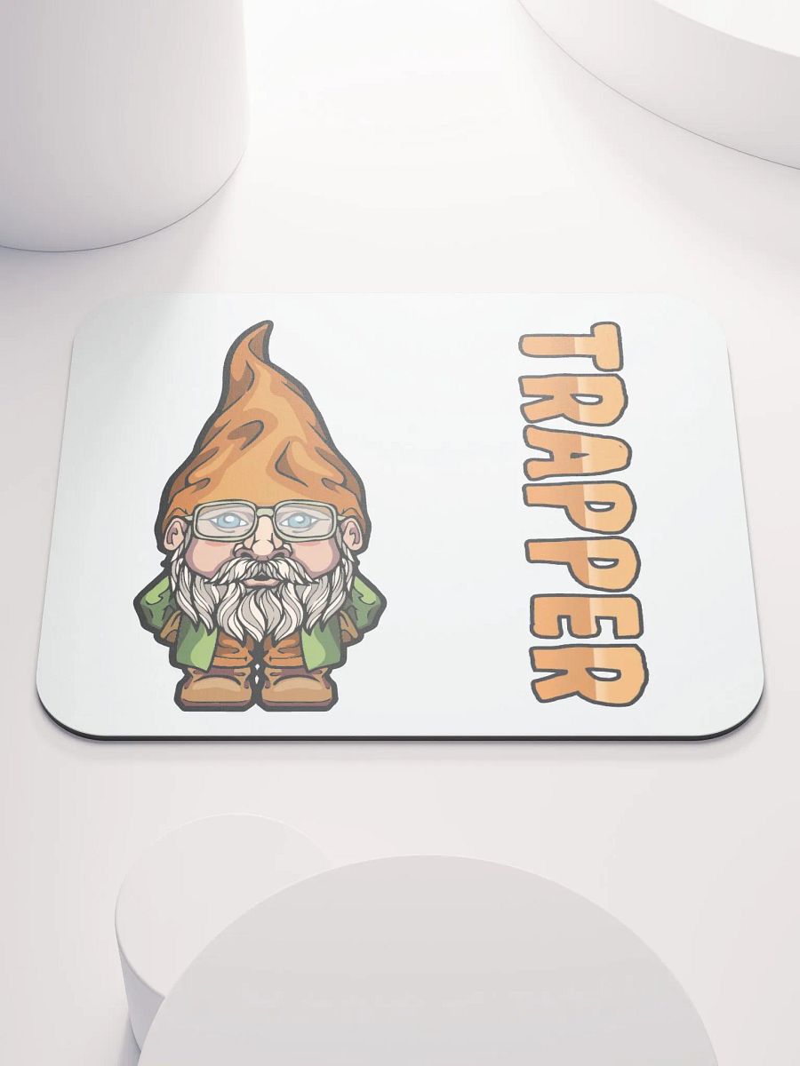 Trapper Logo Mouse Pad - White Background product image (1)