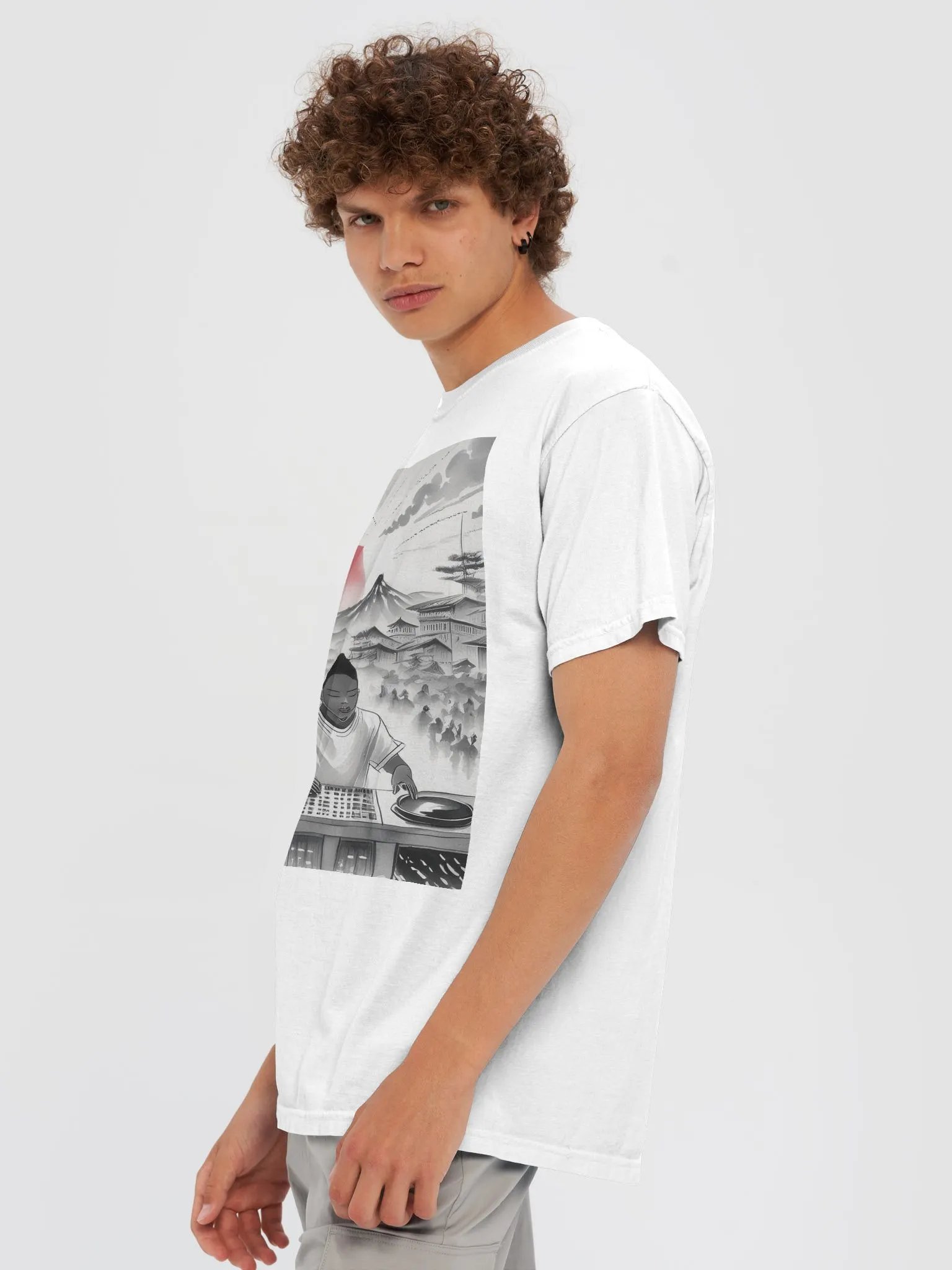 Red Sun DJ Party Tee product image (6)