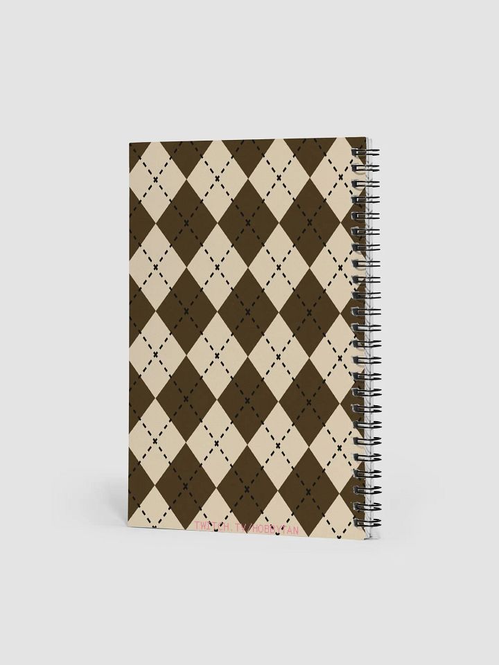 Pupper Pantone Argyle Spiral Bound Notebook product image (2)
