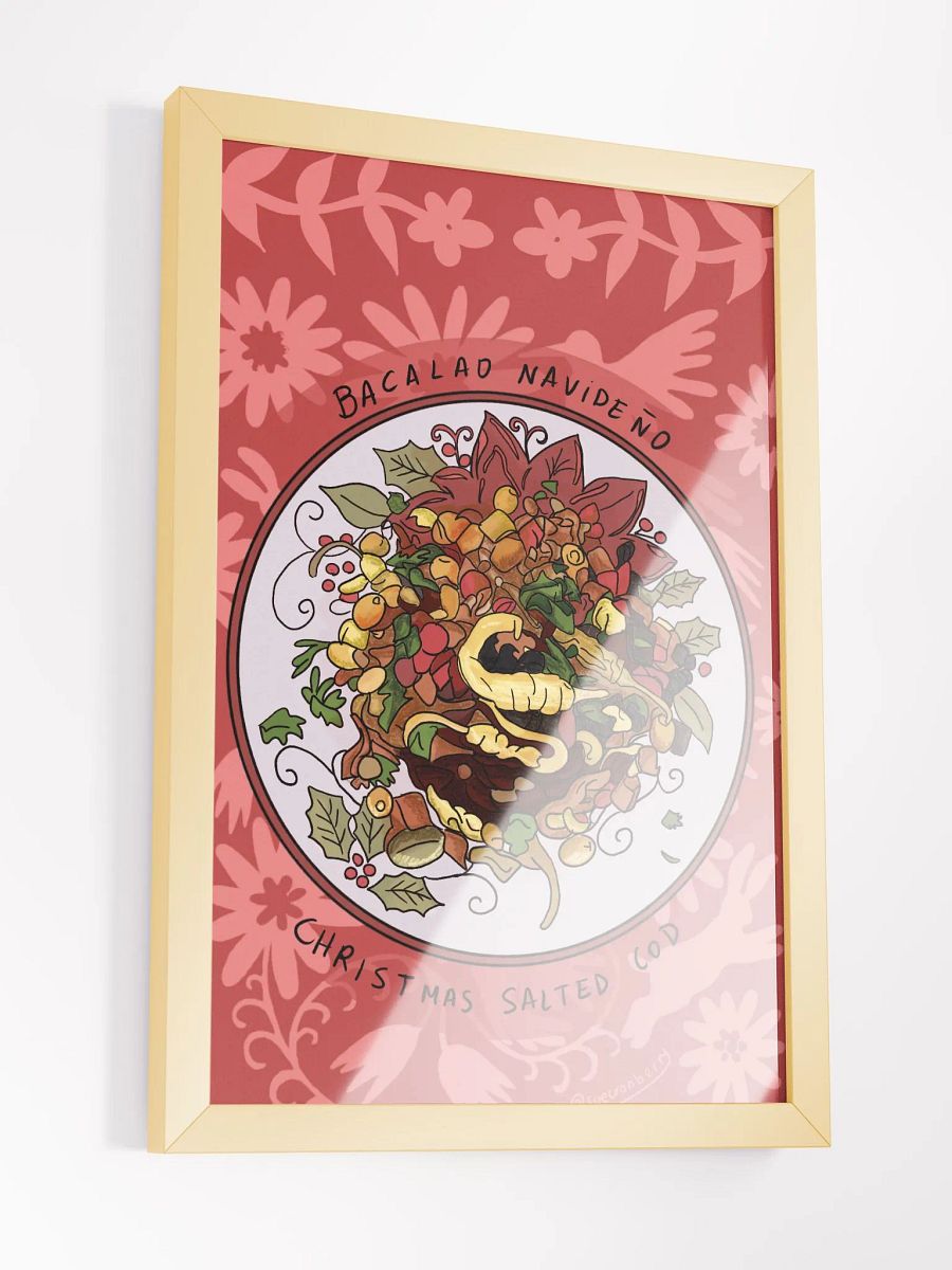 Bacalao Navideño Framed Poster product image (3)