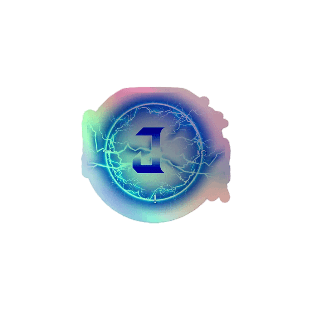 J Logo Holo Sticker product image (1)