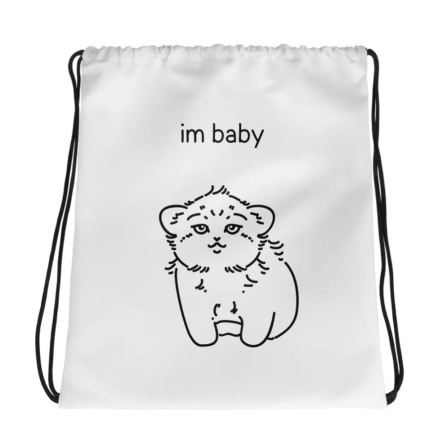 I'm Baby Manul - Drawstring Bag product image (1)