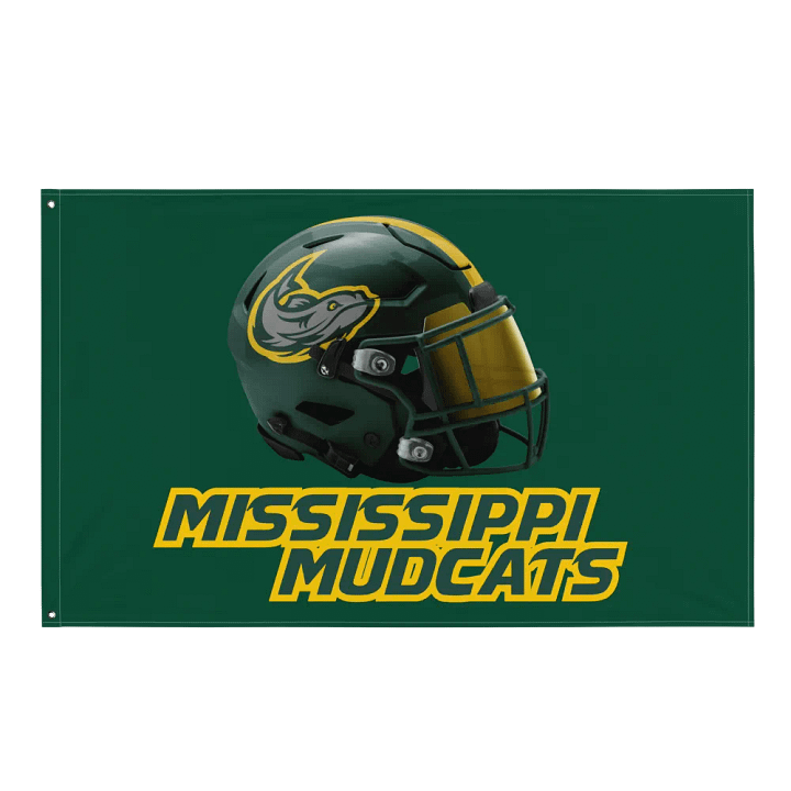 Mississippi Mudcats Team Flag product image (1)