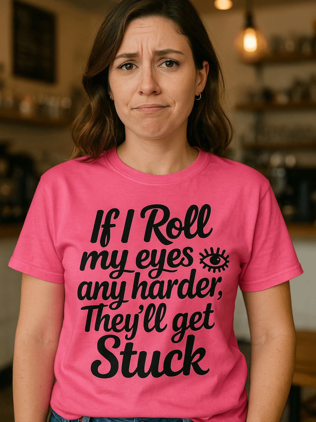 If I Roll My Eyes Any Harder Tee product image (1)