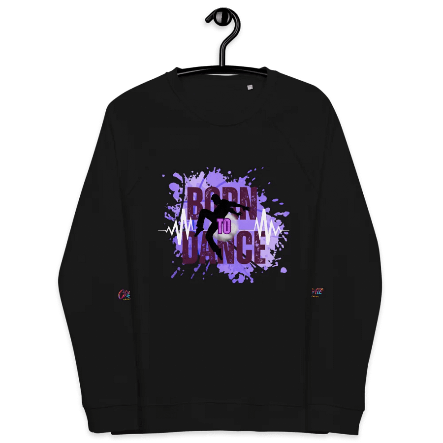 Energize Born to Dance His Silhouette Organic Sweatshirt product image (7)