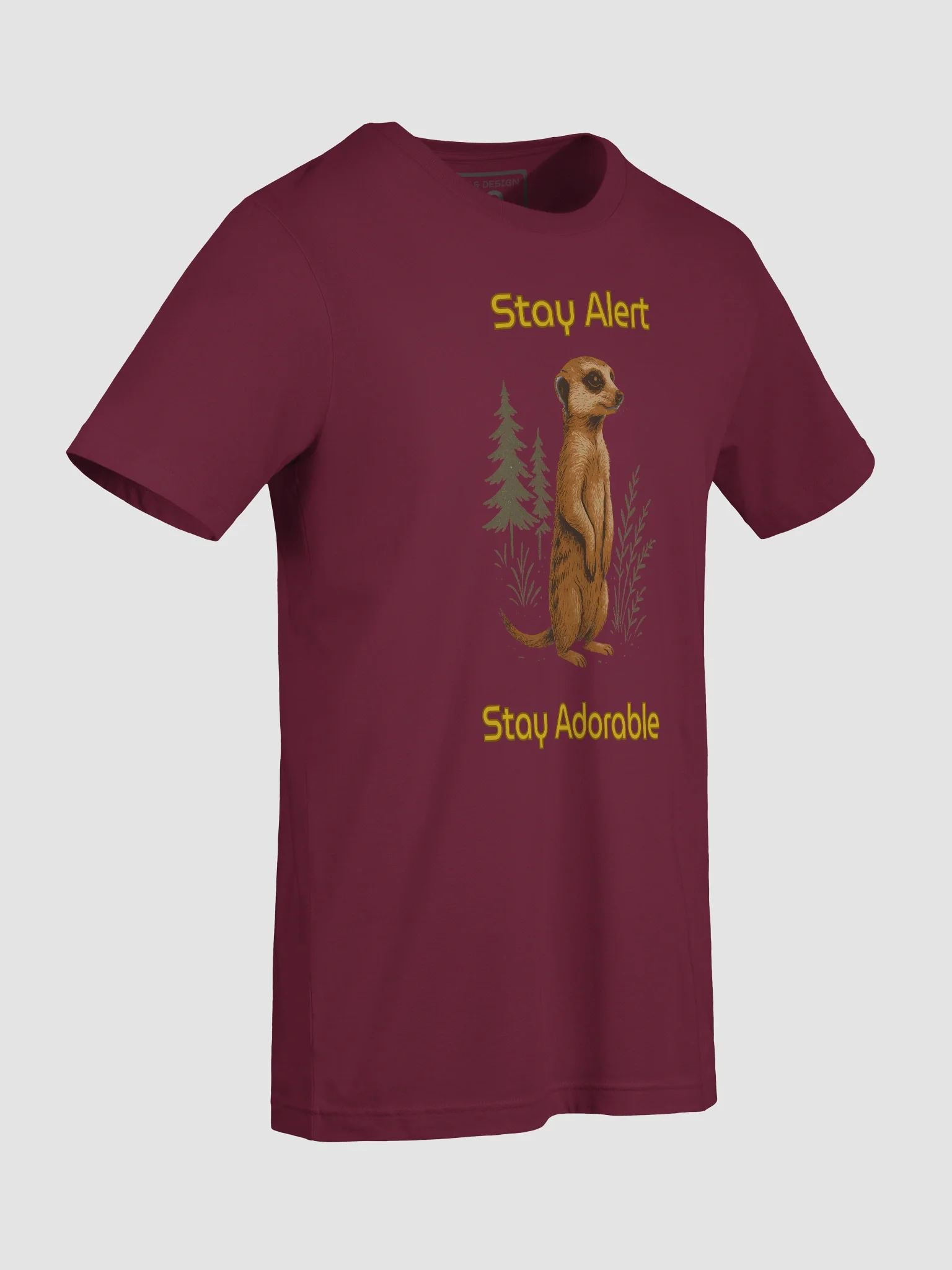 Stay Alert, Stay Adorable – Meerkat Tee product image (9)