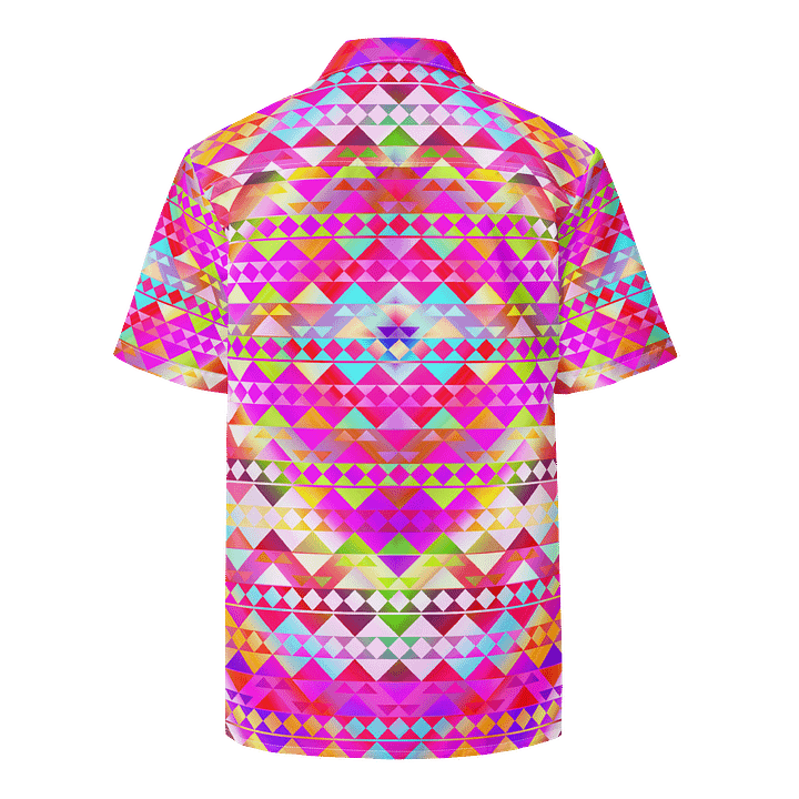 Pink Tribal Hawaiian Shirt product image (2)