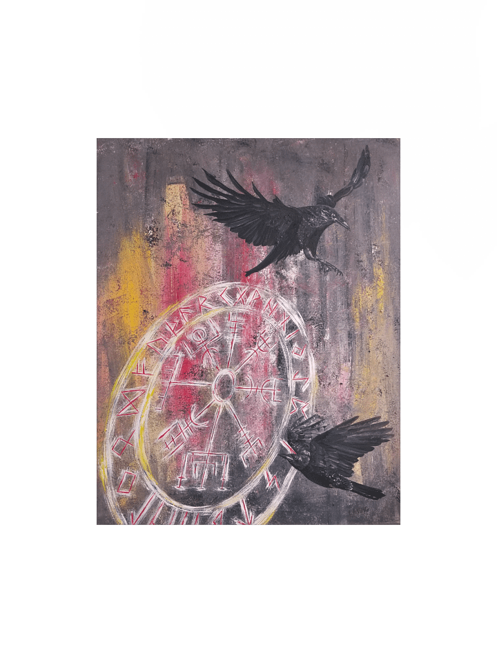 Hither Huginn Thither Muninn Print product image (3)