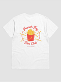 French Fry Fan Club T-Shirt - White product image (1)