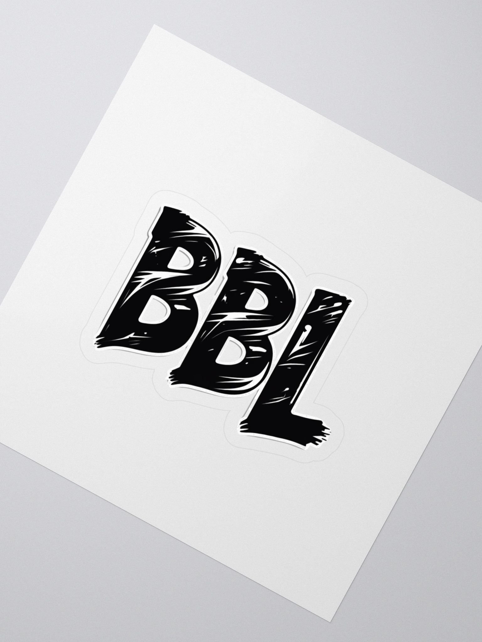 BBL Textured Kiss Cut Stickers product image (2)