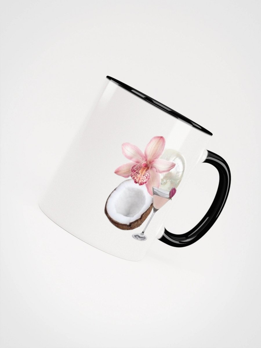flower and coconut design mug product image (7)