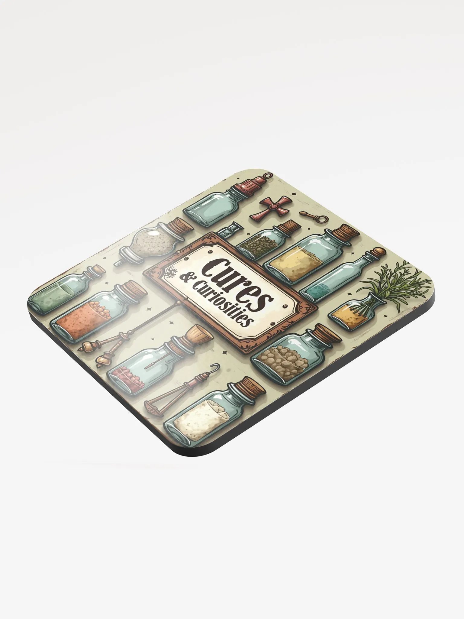 Curiosities & Cures Cork Coasters product image (3)