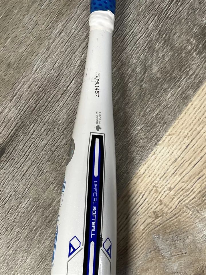 COMBAT Maxum MAXFP109 34in 25oz (-9) Blue/White Fastpitch Softball Bat product image (7)