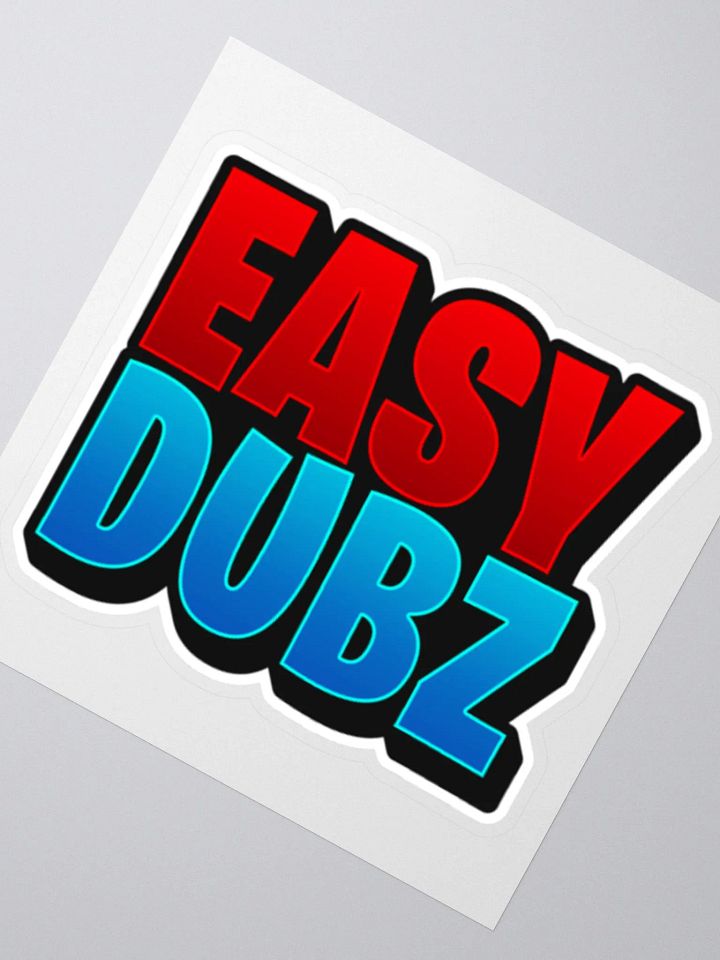 Easy Dubz Sticker product image (2)
