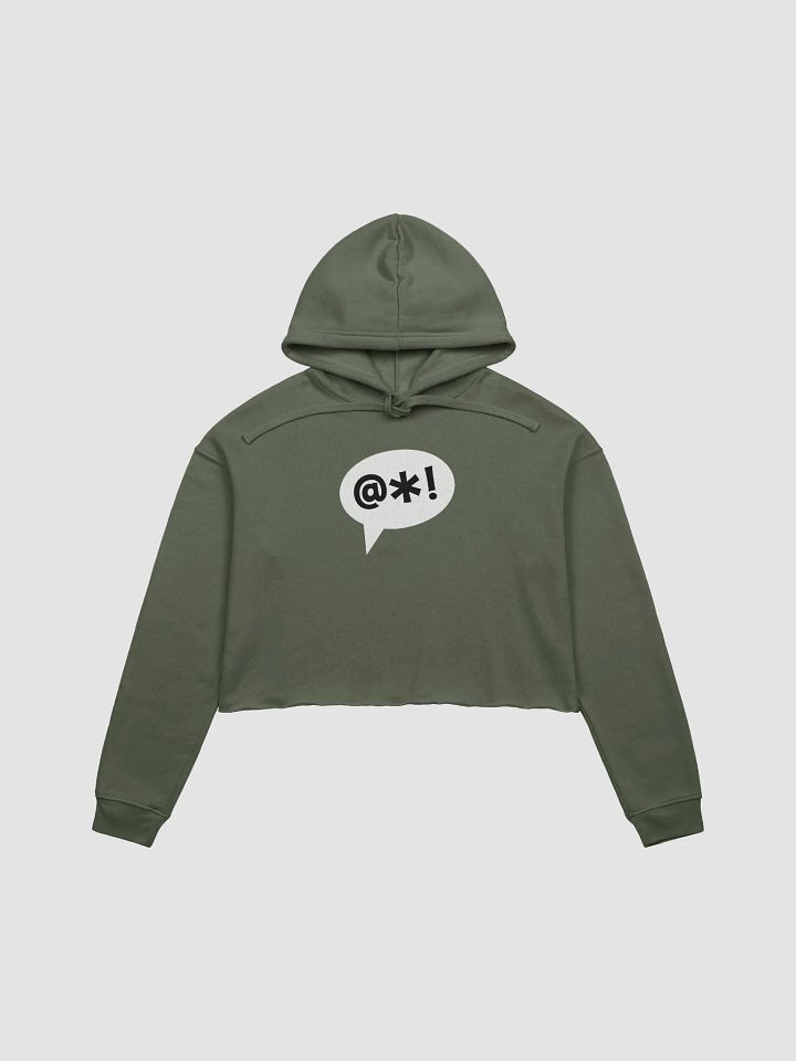 Harsh Language Logo Cropped Hoodie product image (5)