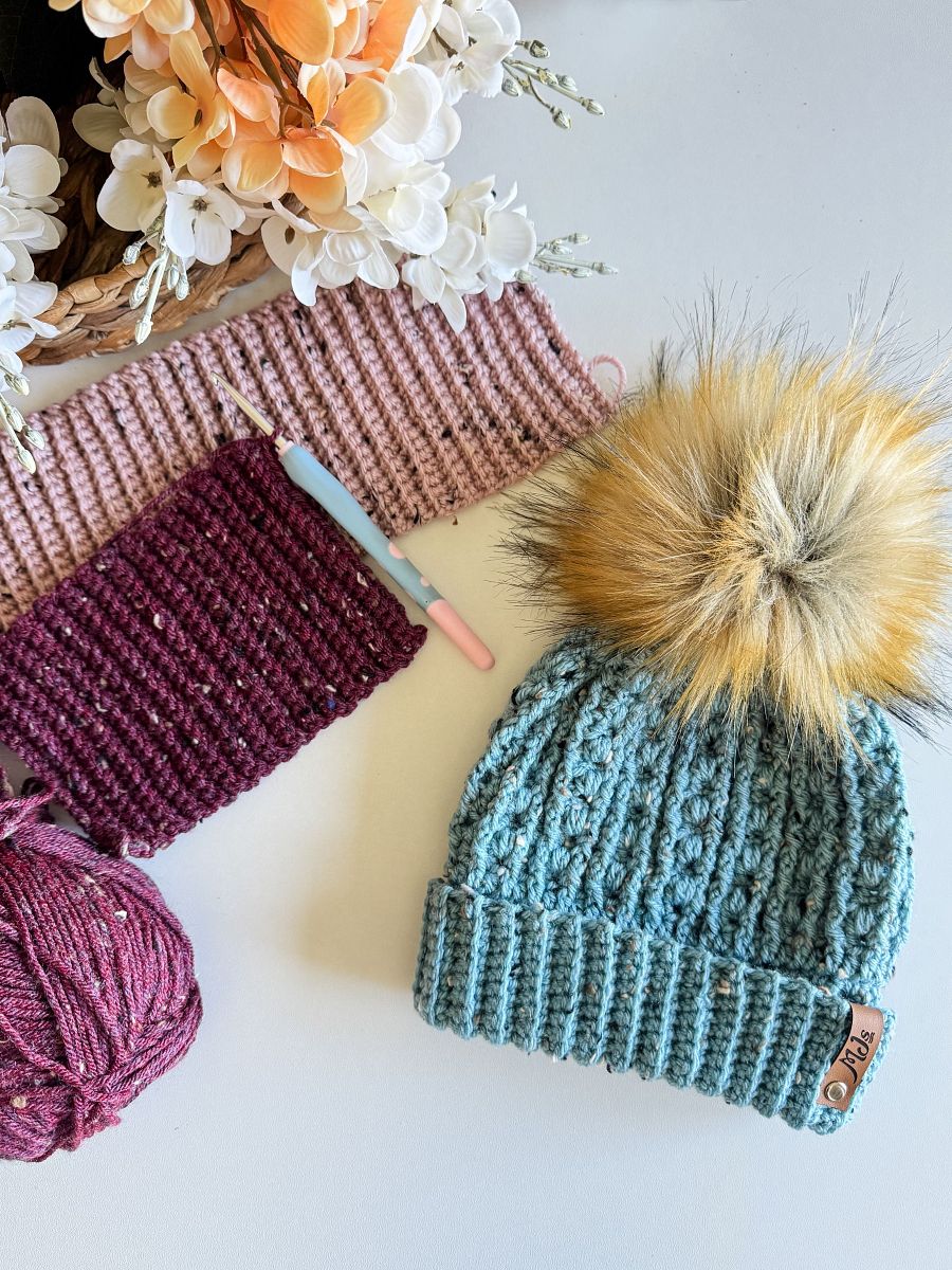 Snuggle Season Beanie Crochet Pattern product image (8)