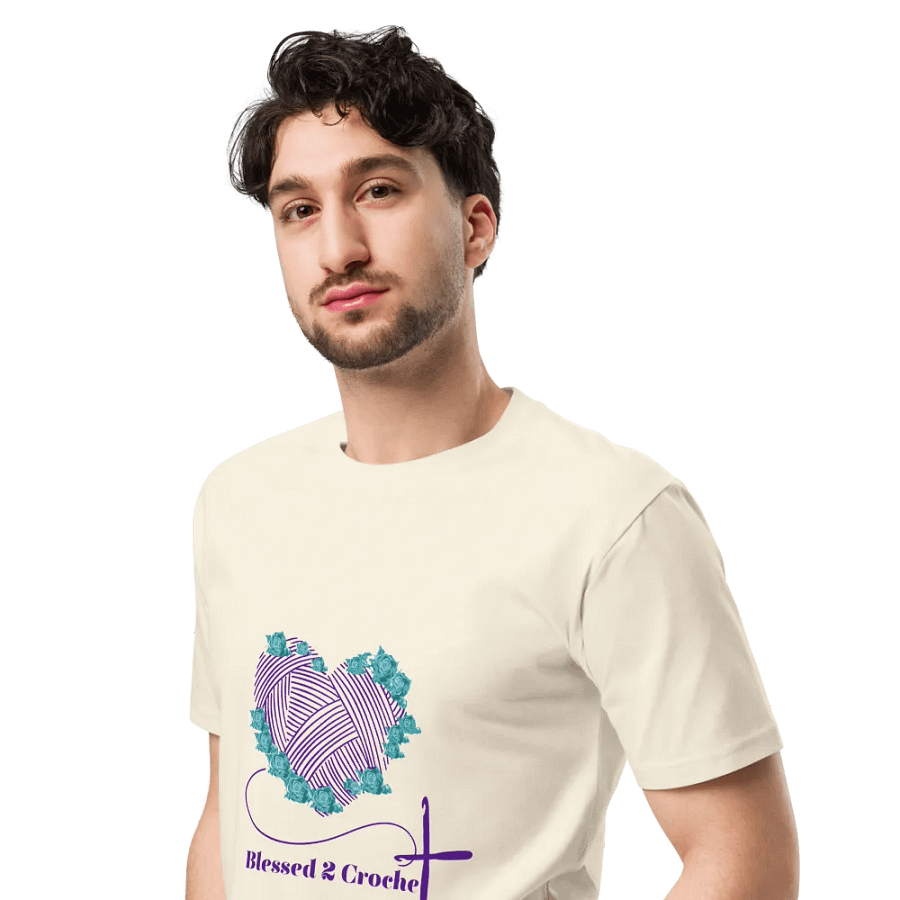 Blessed2Crochet Logo Tshirt product image (5)