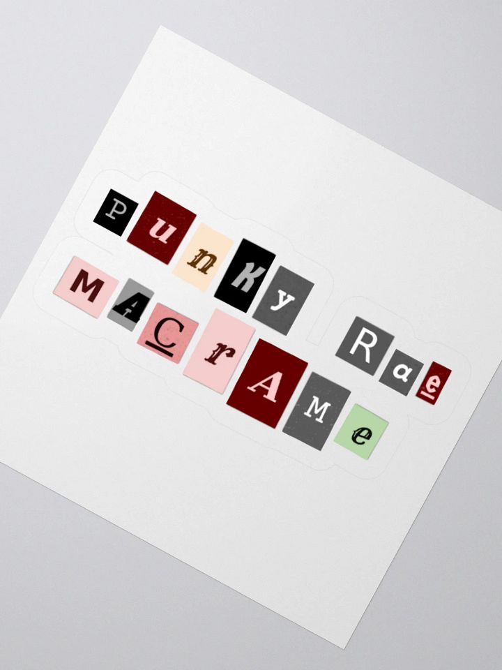 Punky Rae Ransom Sticker product image (6)