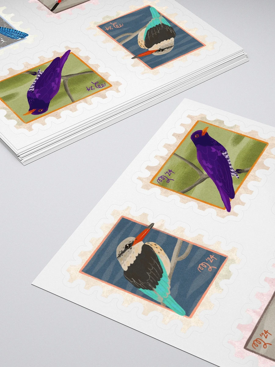Bird Stamp Stickers Set 04 – Birbfest 2024 product image (3)