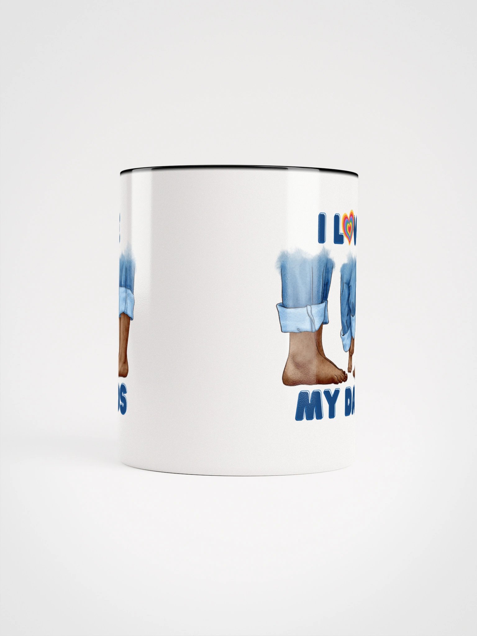 LGBTQ Two Dad Family Design for Kids Ceramic Mug with Color product image (5)