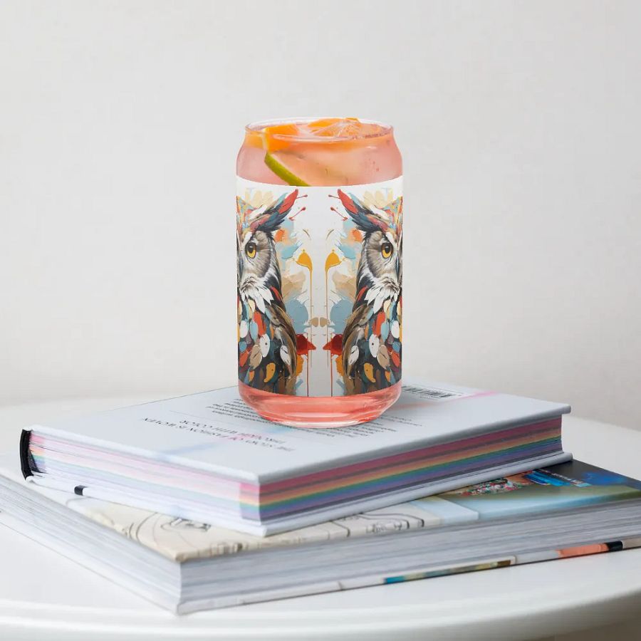 Twilight Guardian Owl Glass Can Sipper product image (6)