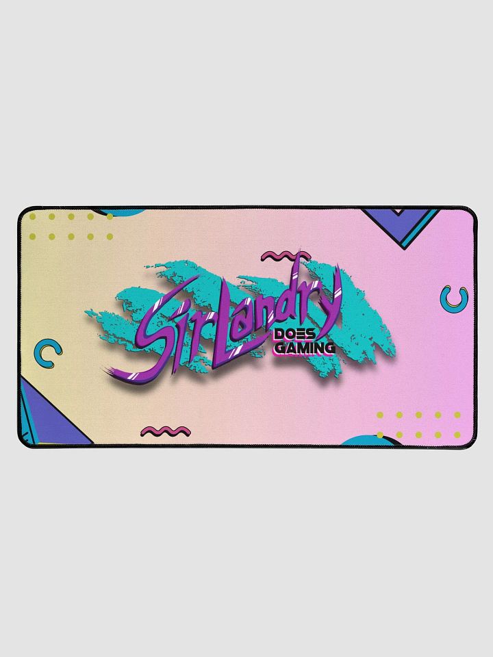 SirLandry Does Gaming Official Colorful Desk Mat product image (1)