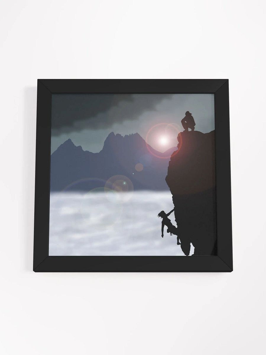 Light my way framed print product image (39)