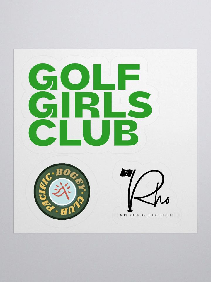 Golf Girls Club x Rho Vinyl Stickers product image (1)