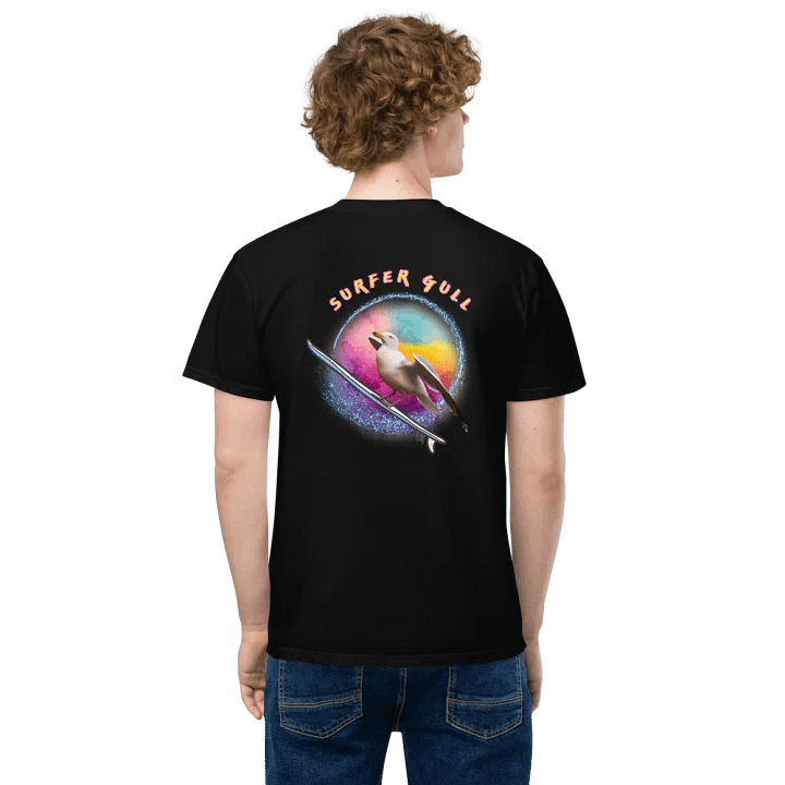 Soleil the Surfer Gull Pocket T-shirt product image (2)