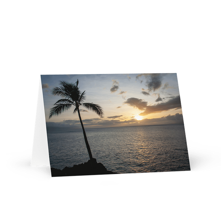 Tropical Sunset Greeting Card product image (1)