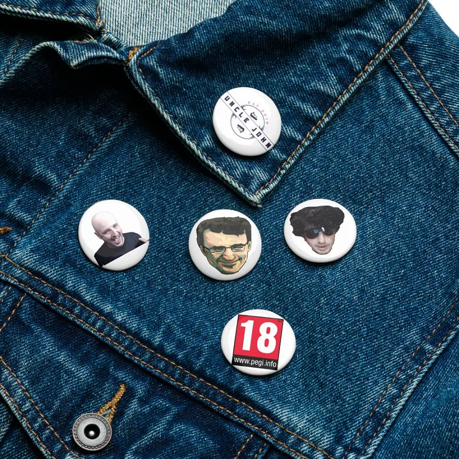 UJ Set of pin buttons product image (16)