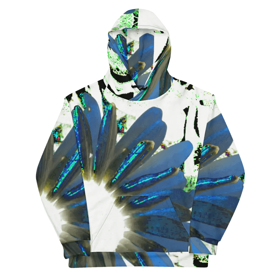 Cool Abstract Daisy Flowers Unisex All Over Print Pull On Hoodie product image (11)