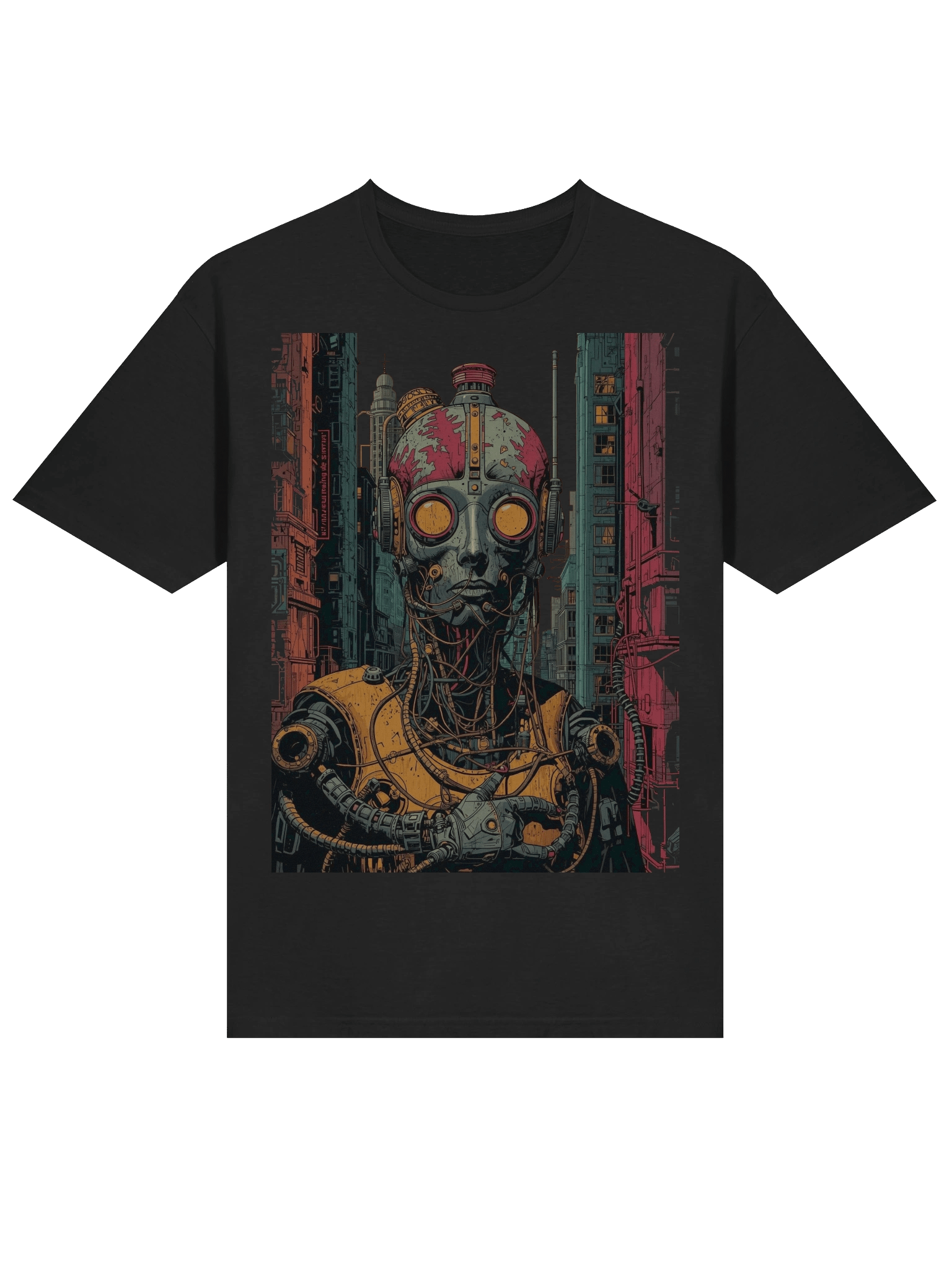 Dystopian Cyborg Punk T-Shirt product image (4)