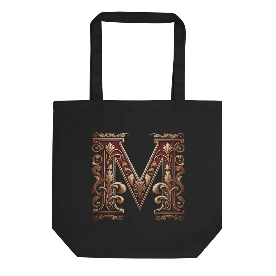 Luxurious Floral Monogram Tote Bag product image (1)