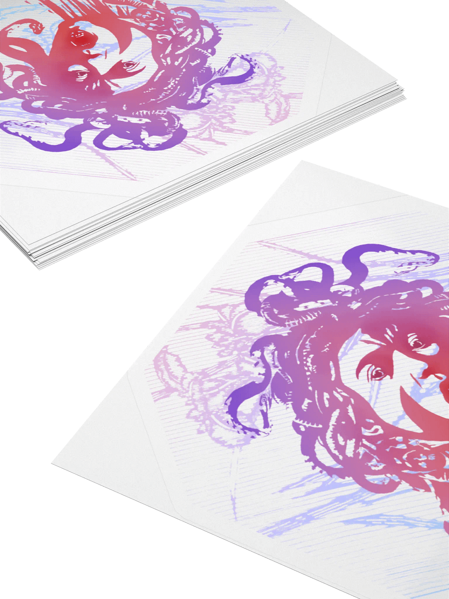 Sticker - Medusa on Purple Irises (transparent background) product image (4)