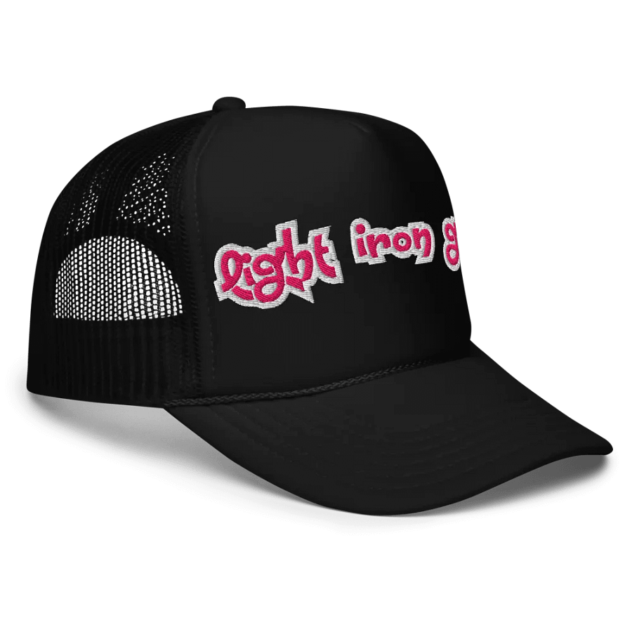 Light Iron golf Trucker Hat product image (4)
