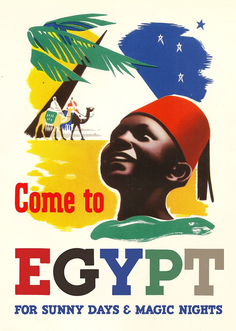Come to Egypt, 1937 — retro vintage travel poster, retro travel art, retro travel wall art product image (3)