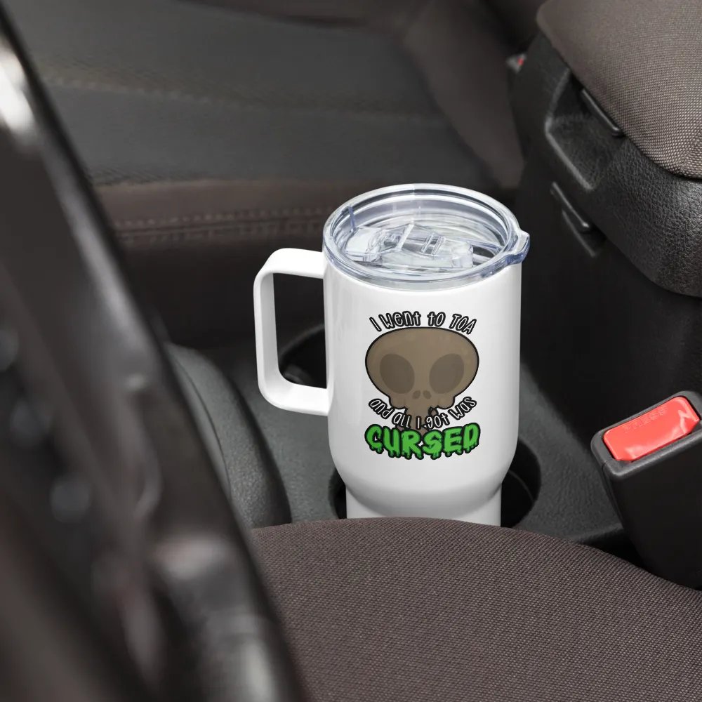 All I Got Was Cursed - Warrior - Travel Mug w/Handle product image (8)