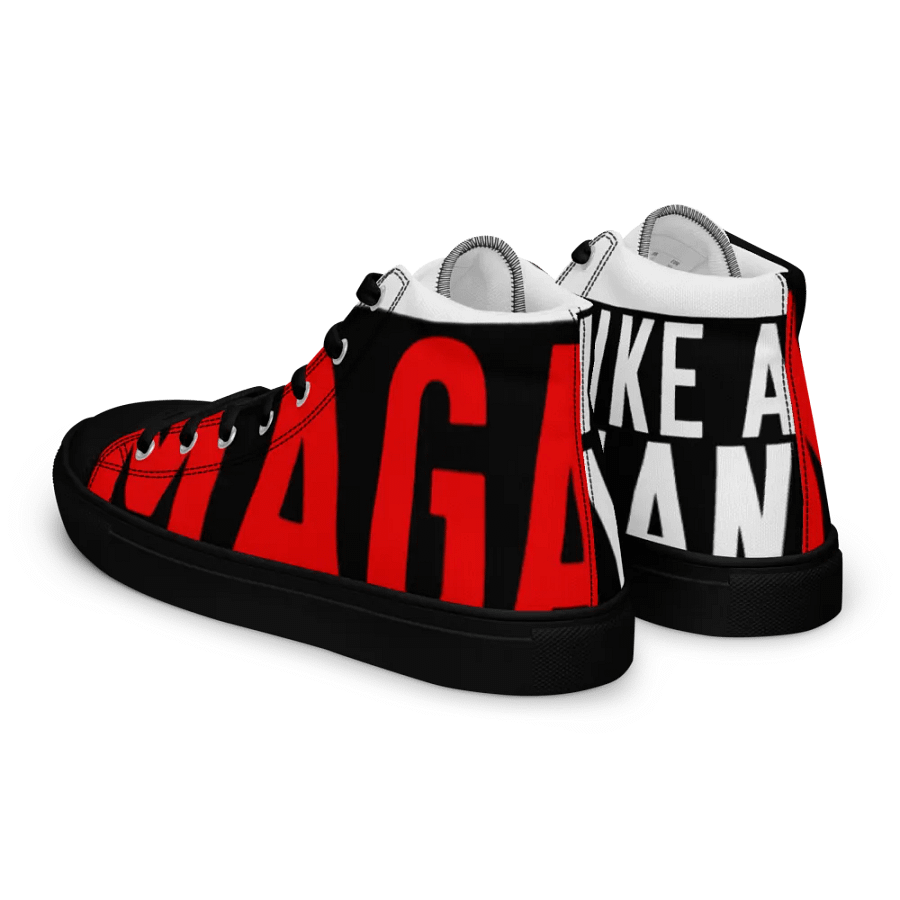 “MAGA, I Feel Like a Woman” Graphic High-Top Sneakers – Parody Whitney Official Merch product image (4)