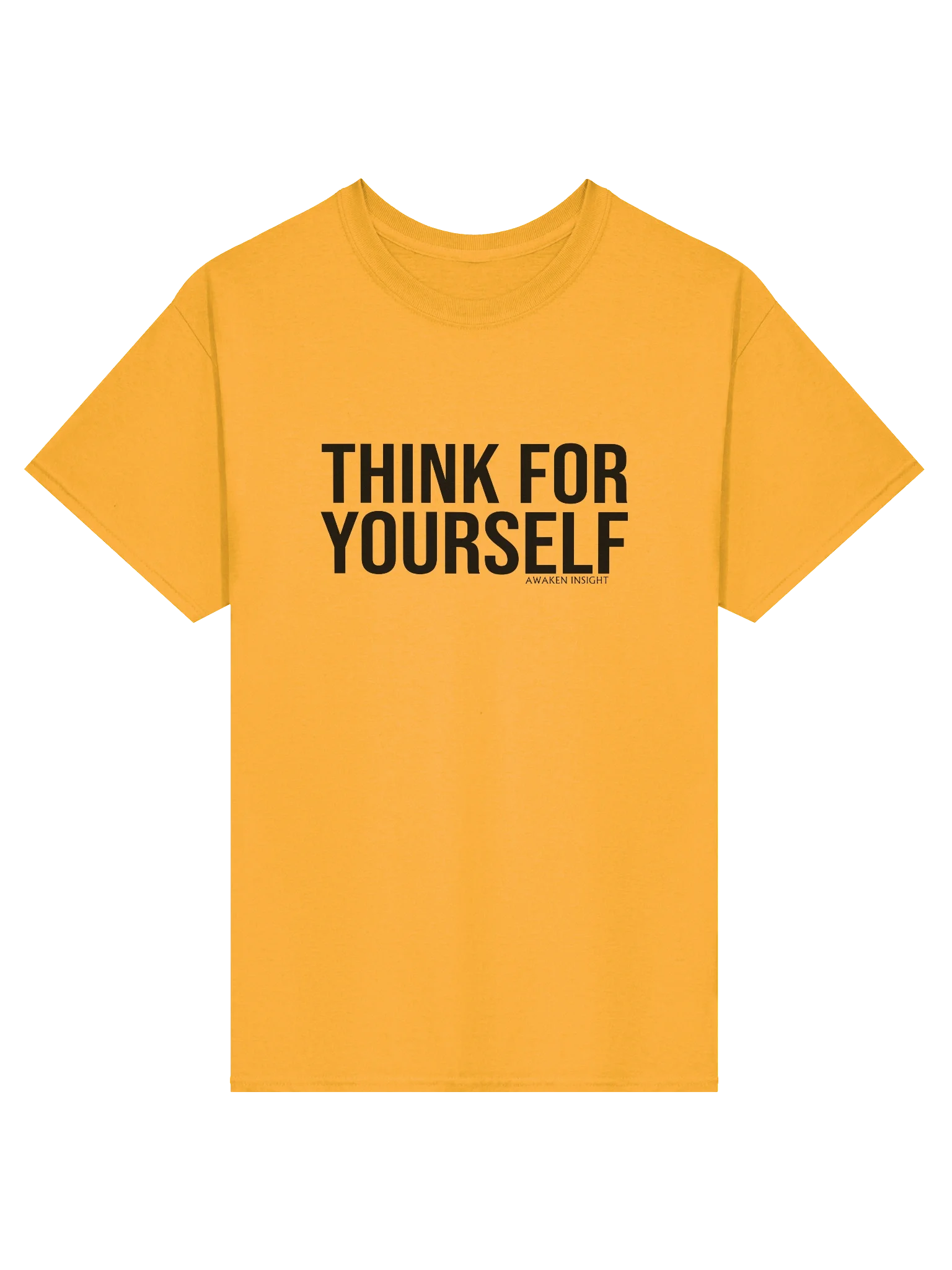 THINK FOR YOURSELF T-Shirt (Black Print) product image (2)