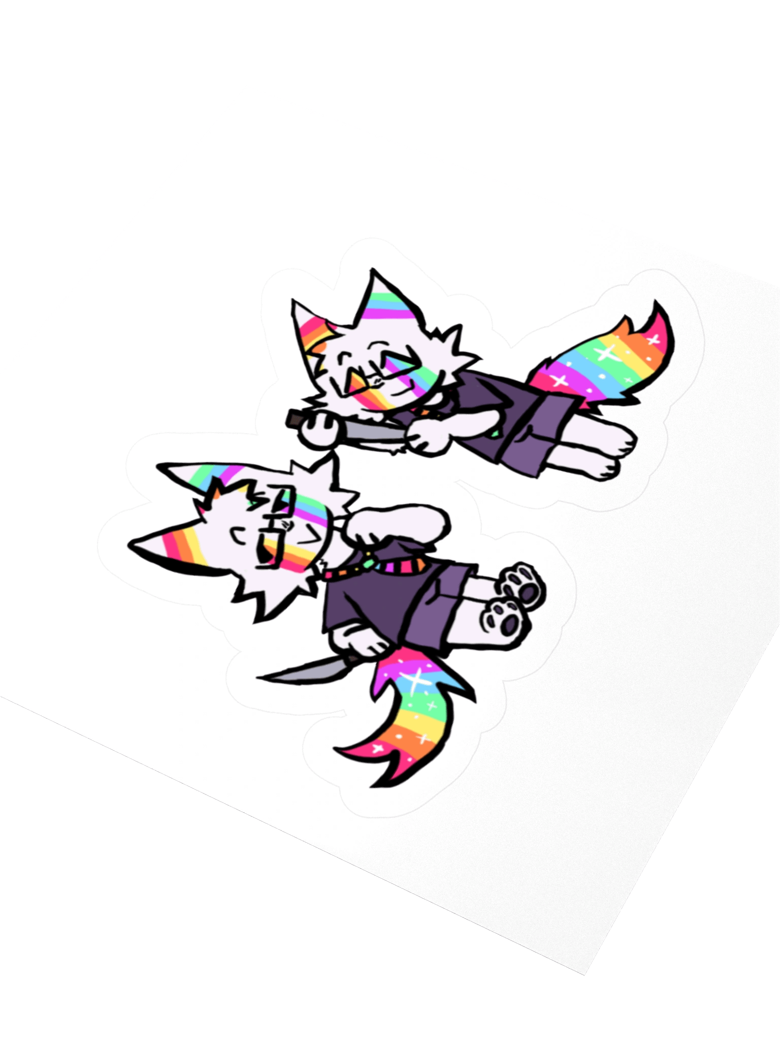 TINY MURDERER GLITTER STICKER product image (9)