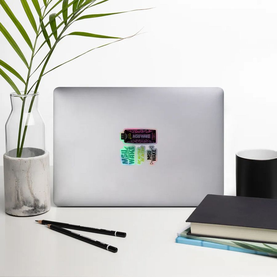 MSU Wake 2024 Holographic Sticker Pack product image (12)